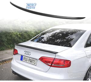 SPOILER AUDI A4 B8 07-11 LOOK S4 NERO LUCIDO