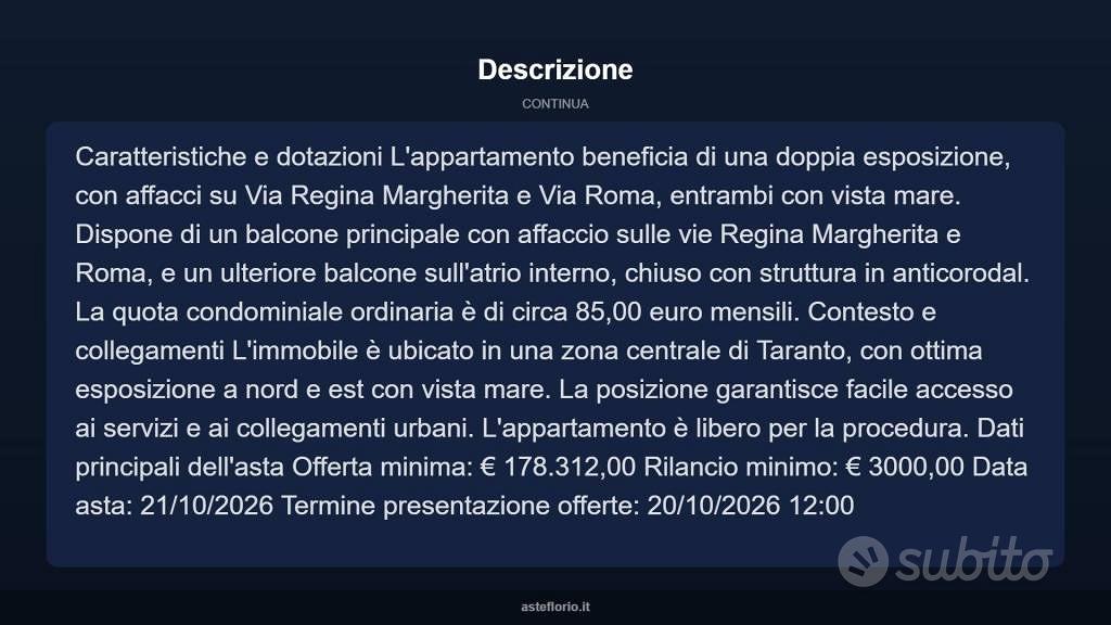 Appartamento – Taranto - Vista 4