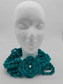 Scaldacollo collana uncinetto handmade – accessori