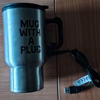 Tazza da caffè in acciaio inossidabile cavo USB