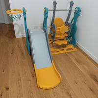 Scivolo con altalena aosom