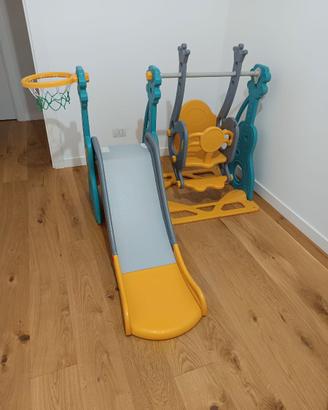 Scivolo con altalena aosom