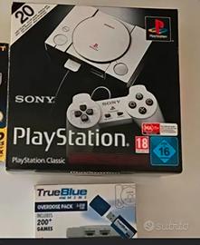 PS Classic mini + True Blue Overdose pack 128gb