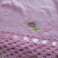 set asciugamani ricamati