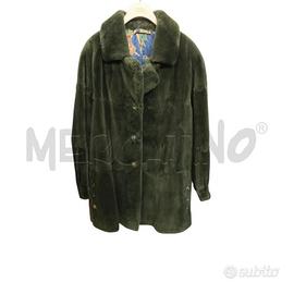 PELLICCIA LAPIN VERDE BOTTONI DORATI