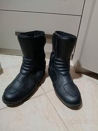 Stivali Moto Neri in Pelle - Taglia 46