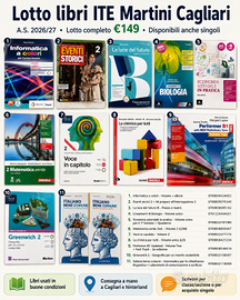 Lotto libri scolastici ITE Pietro Martini/Azuni