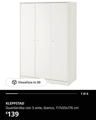 Armadio Ikea Kleppstad