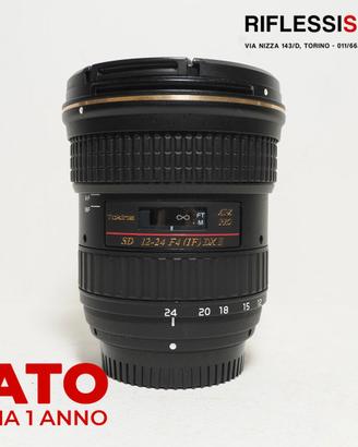 USATO TOKINA SD 12-24MM F/4 DX II NIKON F