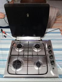 Piano Cottura a Gas 4 Fuochi Indesit PI640AS