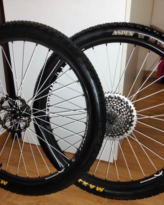 Ruote cyp carbon boost 29 nuove +telescopico 