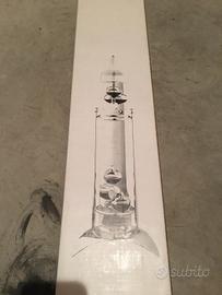 Termometro galileiano in vetro con ampolle colorat