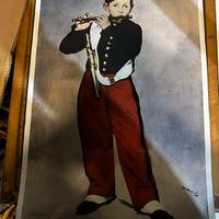 Quadro Édouard Manet  riproduz 1970 il pifferaio