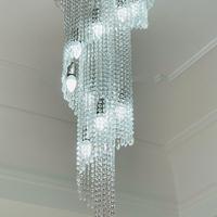 lampadario con cristalli