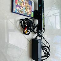 Xbox 360 alimentatore, cavo AV, kinect, gioco