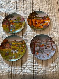 Piatti naif da appendere