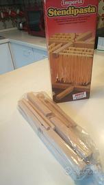 STENDIPASTA IMPERIA LEGNO DI FAGGIO NUOVO