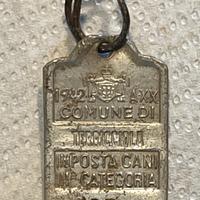 Terricciola 1942 medaglia imposta cani