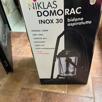 Aspirapolvere con bidone