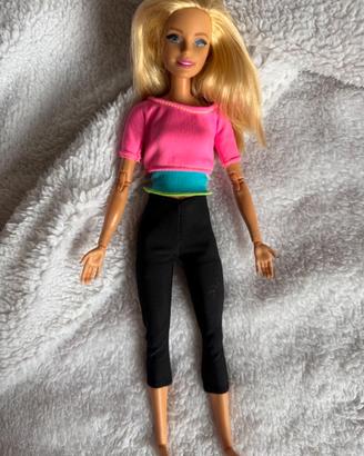 2015 Barbie Made To Move Fitness PINK TOP