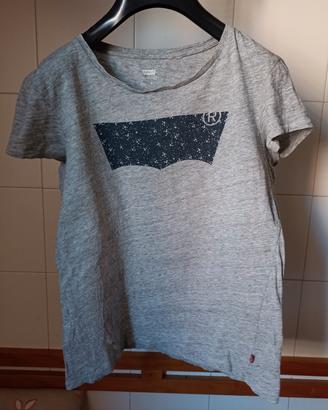 Maglietta cotone grigia Levis T.M
