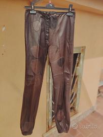 Pantaloni in Vera Pella da Donna Miura