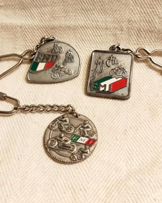 lotto di tre portachiavi vintage 