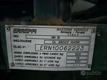 Rimorchio Erreppi RN 10