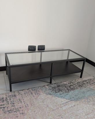 Tavolino IKEA Vittsjö – Vetro Marrone/Nero