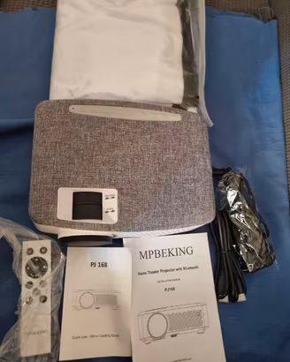 Videoproiettore Portatile MPBEKING PJ168 con telo