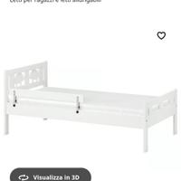 Letto Ikea bimbo, materasso e lenzuola