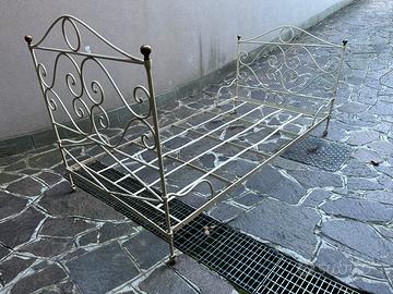 Letto storico in vero ferro battuto