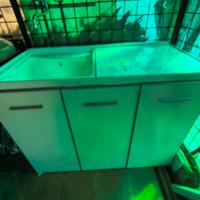 mobile lavabo e porta lavatrice 