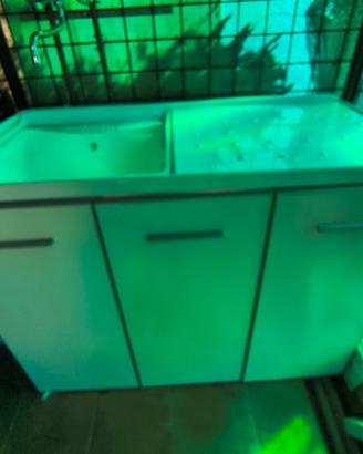 mobile lavabo e porta lavatrice 