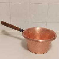 Paiuolo in rame battuto a mano