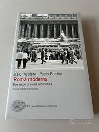 Libro Insolera Roma moderna Nuovo