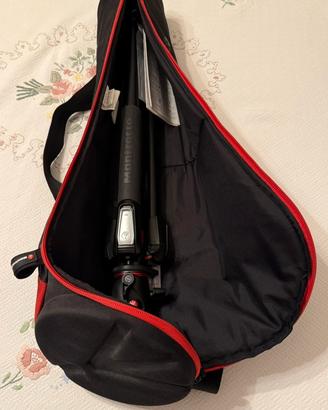 Treppiede manfrotto kit 055 allum. 3 s.testa sfera