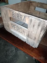 Cassetta legno PERONI anni 60