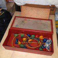 Vecchio gioco legno da tavolo croquet