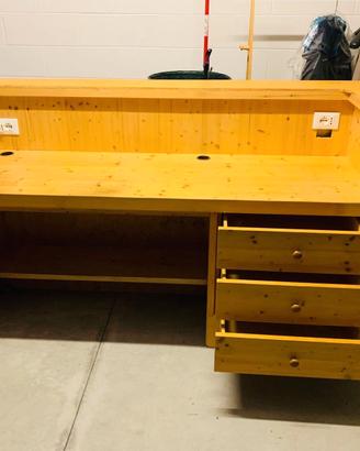 Bancone scrivania artigianale da negozio  – 150 €