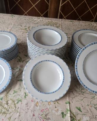 Elegante set di piatti in porcellana Michielotto 