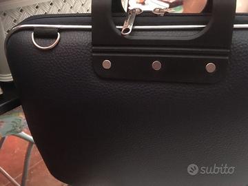 BOMBATA - BORSA PORTA PC BLU/NERO/GIALLA