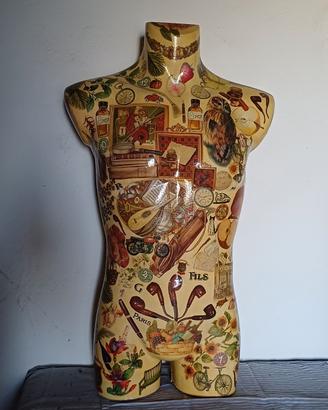 Manichino Homemade Devoupage Vintage 