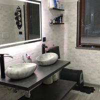 Monbile bagno con doppio lavandino