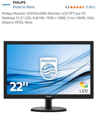 Monitor Philips 22'