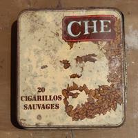 Scatola vintage metallica sigarette cubane 