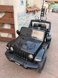 Macchina bambini Jeep Wrangler Rubicon elettrica