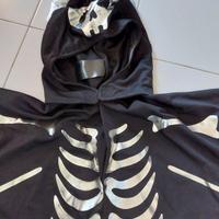 Mantello scheletro maschera 