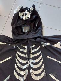 Mantello scheletro maschera 