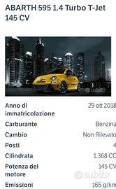 ABARTH 595 1.4 Turbo T-Jet 145 CV

